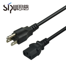 SIPU high quality USA power cord plug for laptop copper supplier electrical wires and cables cord power cable